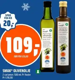 Coop Obs Smak* olivenolje tilbud