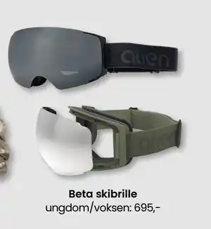 Sport Outlet Beta skibrille ungdom/voksen tilbud