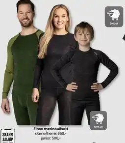 Sport Outlet Finse merinoullsett tilbud