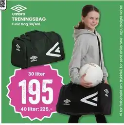 Sport Outlet TRENINGSBAG tilbud