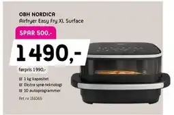 ELON OBH NORDICA Airfryer Easy Fry XL Surface tilbud