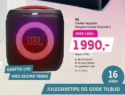 ELON JBL Trådløs høyttaler Partybox Encore Essential 2 tilbud