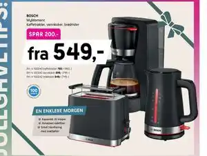 ELON MyMoment Kaffetrakter, vannkoker, brødrister tilbud