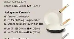 ELON Stekepanne Keramisk tilbud