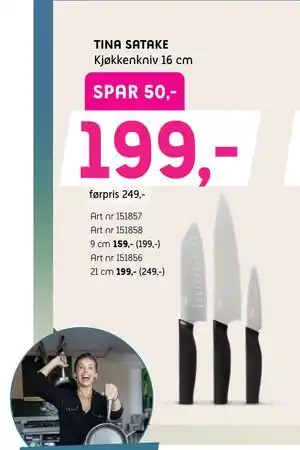 ELON Kjøkkenkniv 16 cm tilbud