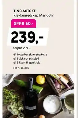 ELON Kjøkkenredskap Mandolin tilbud