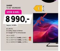 ELON SHARP TV 65” 65GR8265E tilbud
