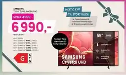 ELON SAMSUNG TV 55” TU55U8005FUXXC tilbud