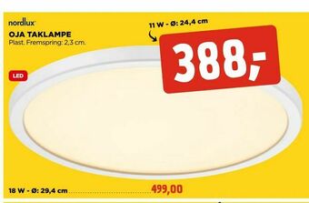 jem & fix Oja taklampe tilbud