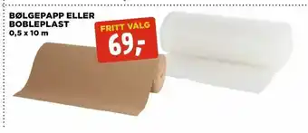 jem & fix Bølgepapp eller bobleplast tilbud