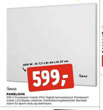 jem & fix Panelovn tilbud