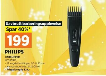 POWER HÅRKLIPPER tilbud