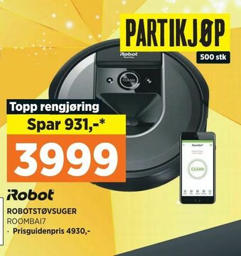 POWER ROBOTSTØVSUGER tilbud