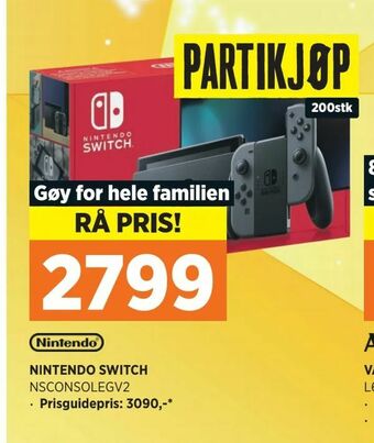 POWER Nintendo switch tilbud
