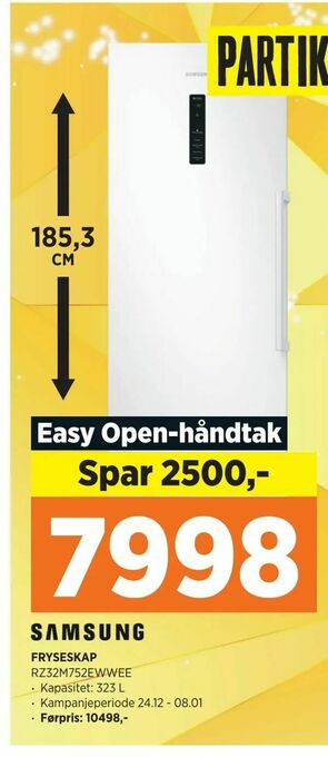 POWER FRYSESKAP tilbud