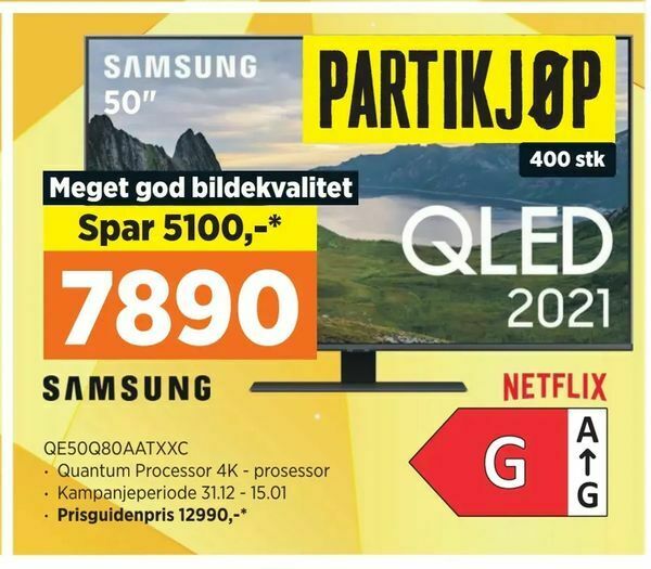 POWER Samsung Qled TV tilbud