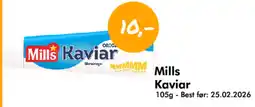 Havaristen Mills Kaviar tilbud