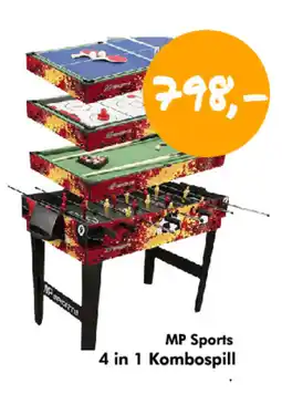 Havaristen MP Sports 4 in 1 Kombospill tilbud