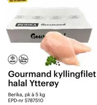 Gourmand kyllingfilet halal Ytterøy