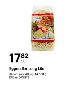 Storcash Eggnudler Long Life tilbud