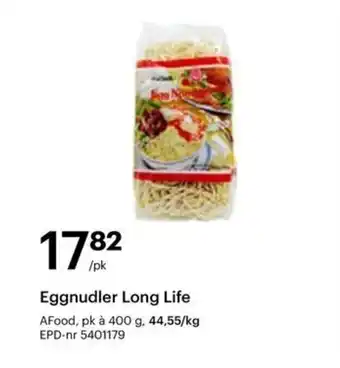 Storcash Eggnudler Long Life tilbud