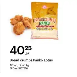 Storcash Bread crumbs Panko Lotus tilbud