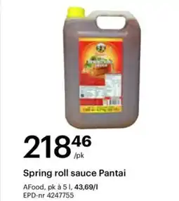 Storcash Spring roll sauce Pantai tilbud