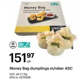 Storcash Money Bag dumplings m/reker ASC tilbud