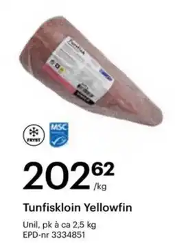 Storcash Tunfiskloin Yellowfin tilbud