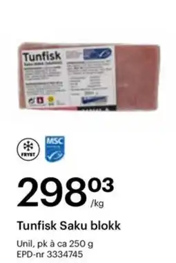 Storcash Tunfisk Saku blokk tilbud