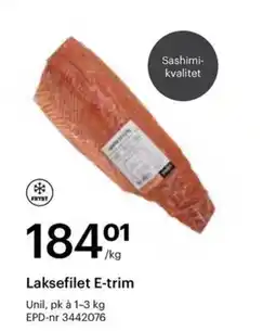 Storcash Laksefilet E-trim tilbud