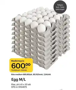 Storcash Egg M/L tilbud