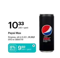 Storcash Pepsi Max tilbud