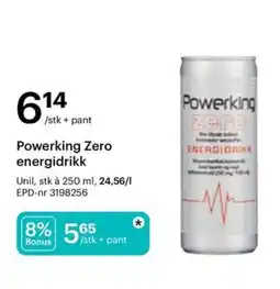 Storcash Powerking Zero energidrikk tilbud