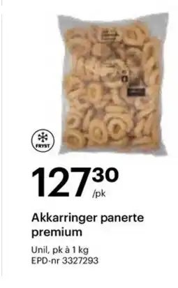 Storcash Akkarringer panerte premium tilbud