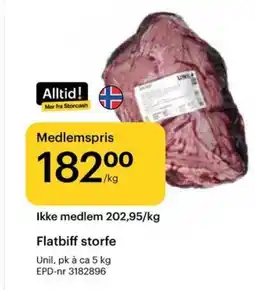 Storcash Flatbiff storfe tilbud