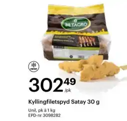 Storcash Kyllingfiletspyd Satay 30 g tilbud