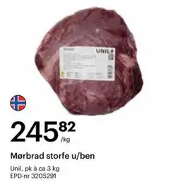Storcash Mørbrad storfe u/ben tilbud