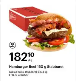 Storcash Hamburger Beef Stabburet tilbud