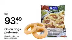 Storcash Onion rings preformed tilbud