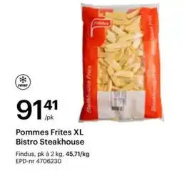 Storcash Pommes Frites XL Bistro Steakhouse tilbud