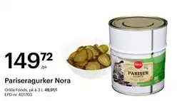 Storcash Pariseragurker Nora tilbud