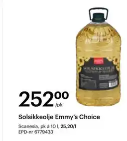Storcash Solsikkeolje Emmy's Choice tilbud
