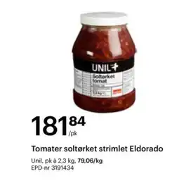 Storcash Tomater soltørket strimlet Eldorado tilbud