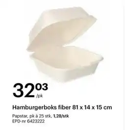 Storcash Hamburgerboks fiber tilbud