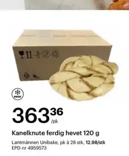 Storcash Kanelknute ferdig hevet tilbud