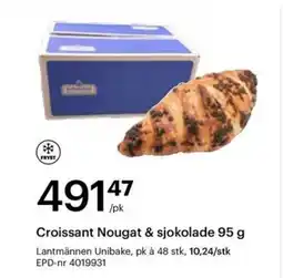 Storcash Croissant Nougat & sjokolade tilbud