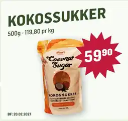Holdbart Kokossukker tilbud