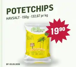 Holdbart Potetchips tilbud