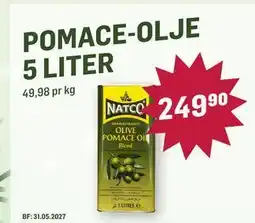 Holdbart POMACE-OLJE 5 LITER tilbud